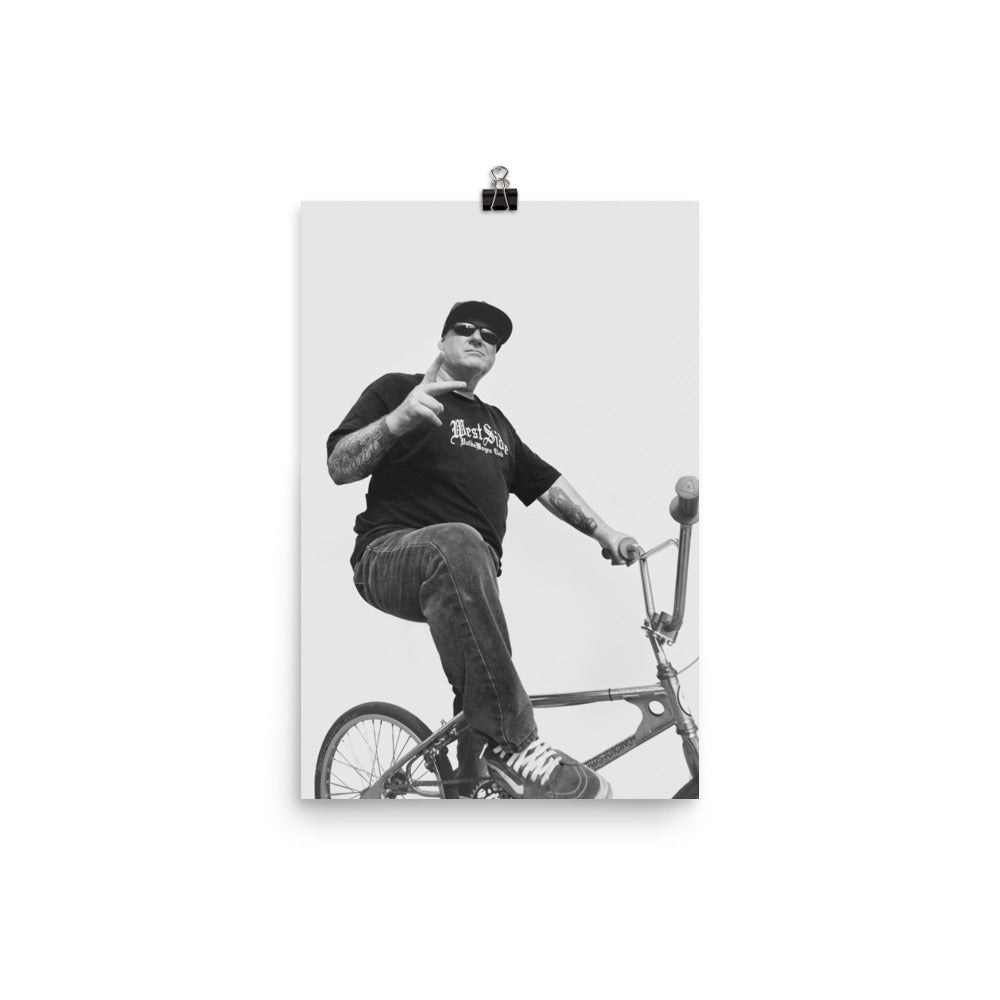 Bike photo-paper poster